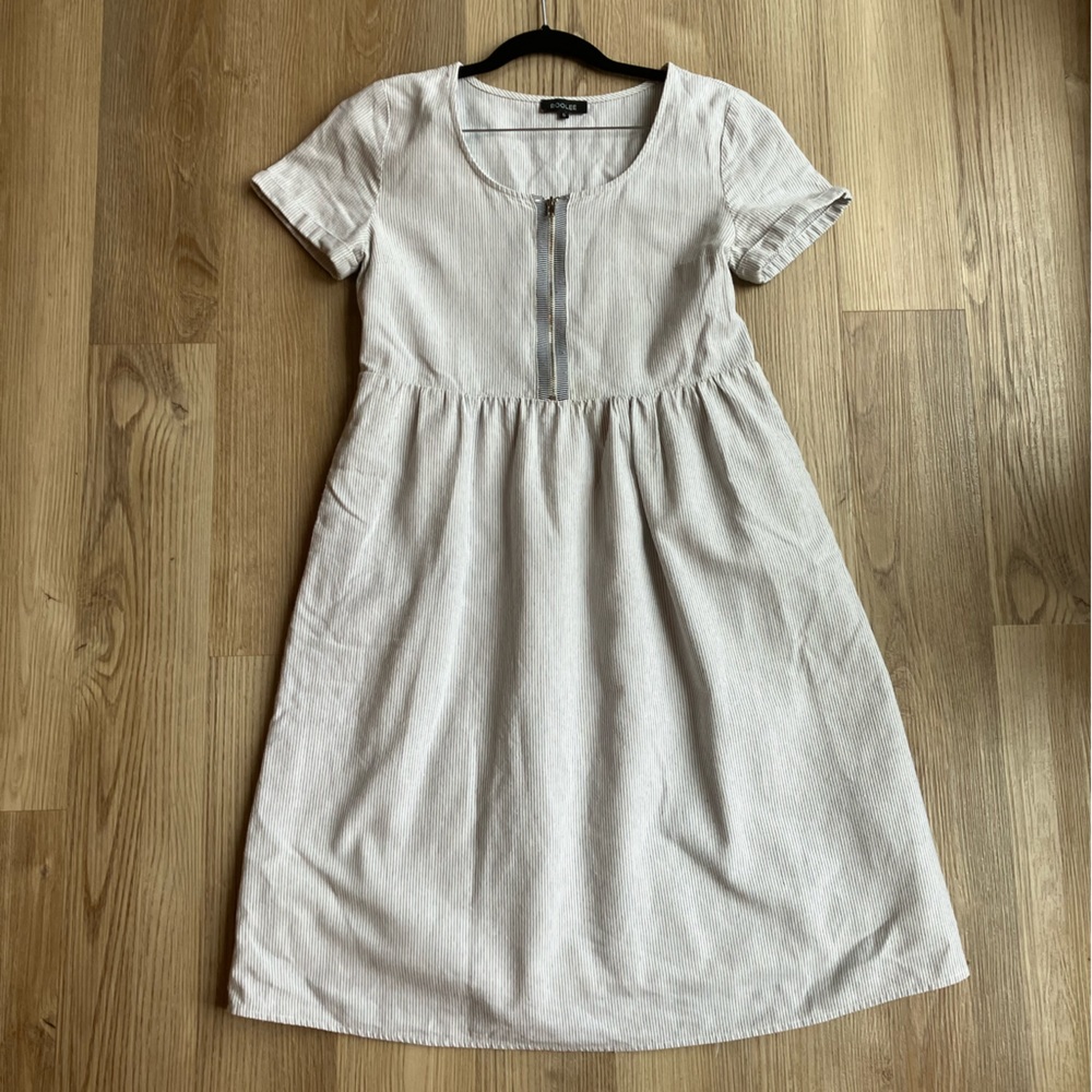 Roolee Lucy zip front dress
